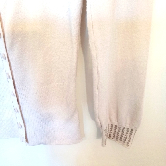 Urban Behavior Sequin Collar Long Sleeve Cardigan - Picture 9 of 9